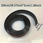 Resim Meridiangoods 4 Parça Siyah Pvc Tekerlek Koruyucu - Çizilme Ve Darbe Dayanımlı Tam Yapışkanlı 