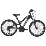 Resim Bisan Buffalo Çocuk Bisikleti 28 cm V 20 Jant 18 Vites Mat Siyah Mavi 