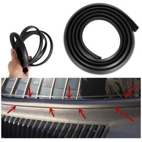 Resim 1.8 M/1 Takım Araba Evrensel Ön Cam Dış Plastik Levha Kauçuk Şerit Silecek Kapak Plakası Kauçuk Mühürlü Şeritler Dış Parçalar 