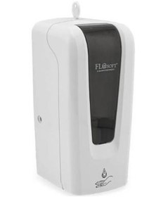 Resim Flosoft F-052 Beyaz Fotoselli Sıvı Sabun ve Dezenfektan Ver. 1000ml Adaptörsüz Kızıl Ötesi Sensör 