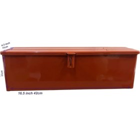 Resim Metal Takım Sandığı Kiremit Rengi (Cıvatalı) 