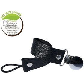 Resim Kidful Bitkisel Boyalı Emzik Askısı - Charcoal Bej - Gri 