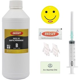 Resim Bitmeyen Tanklı Yazıcılar için Siyah Mürekkep 1 L 