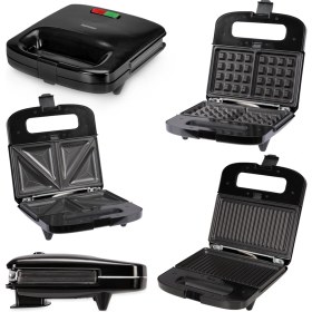 Resim Goldmaster Trimax 4’ü Bir Arada Çıkarılabilir Tost ,ızgara ,waffle ,sandviç Makinesi GM-7452 