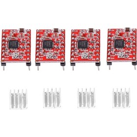 Resim Kosona V3 Cnc Genişletme Kartı İle 4 Adet A4988 Sürücü + Soğutucu: 3d Yazıcı Ve Gravür Makinesi İçin Grbl Uyumlu 