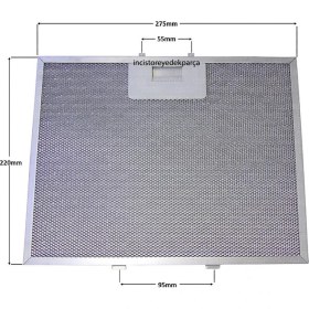 Resim Arçelik P 20 Yaes 60 cm Yatık Davlumbaz Ankastre Aspiratör Filtre 
