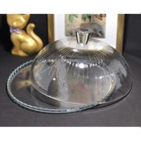 Resim Beyaz Patisserie Kapaklı Kek Fanusu 95198 Şeffaf 