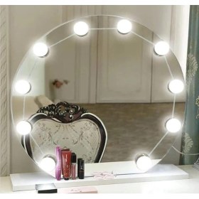 Resim Profesyonel Makyaj Işığı – 10 LED Ampul, USB 