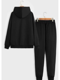 Resim Cosplay Haikyuu Baskılı Eşofman Takımı Siyah 