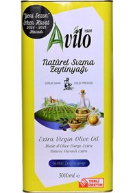 Resim Avilo Erken Hasat Filtresiz Soğuk Sıkım Natürel Sızma Zeytinyağı 5 L 