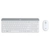 Resim Logitech MK470 Kablosuz Klavye Mouse Seti Beyaz 