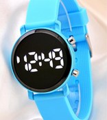 Resim Pinkoli Mavi Silikon Kordonlu Led Watch Genç Kız Kadın Yetişkin Çocuk Saati St-304137 