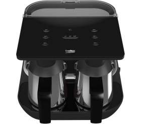 Resim Beko Tkm S Keyf Çelik Ikili Kahve Makinesi , 1500 ml , 6 Fincan , 1200 Wolt ,siyah TCM7061 