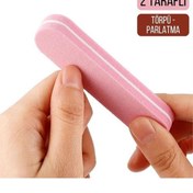 Resim MKR Turk Mini Tırnak Törpü ve Parlatma Blok Sünger 2 Yüzey 