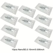 Resim ELON-YC 10'lu Paket Nano Mikro İğne Kartuşları, Hipoalerjenik Plastik Derma Pen Uçları, Güç veya Pil Gerektirmeyen Cilt Bakım Aracı Aksesuarları 