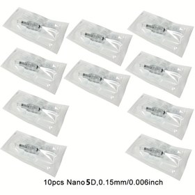 Resim ELON-YC 10'lu Paket Nano Mikro İğne Kartuşları, Hipoalerjenik Plastik Derma Pen Uçları, Güç veya Pil Gerektirmeyen Cilt Bakım Aracı Aksesuarları 