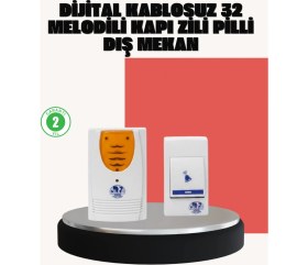 Resim Marsilyan Wireless Kapı Zili Pratik ve Zahmetsiz Günlük Kullanım 