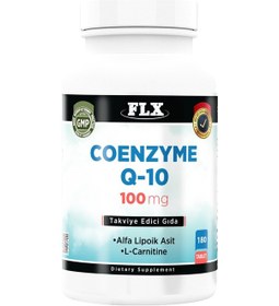 Resim Koenzim Q-10 Alfa Lipoik Asit L-Karnitin Coenzyme Q10 180 Tablet 