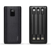Resim Polham Ttec 22.5W 20000MAH Dahili Kablolu Powerbank, USB A, Type C ve Micro USB Kablolu Ultra Hızlı 