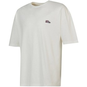 Resim New Balance Lifestyle Unisex Tshirt Beyaz Beyaz 