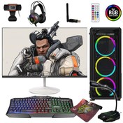 Resim Zeiron AMX20 Ryzen 5 3600 8GB 240GB RX550 23.8" Oyun Bilgisayarı 240GB SSD+1TB HDD PUBG, VALORANT VS MASAÜSTÜ OYUNCU BİLGİSAYARI