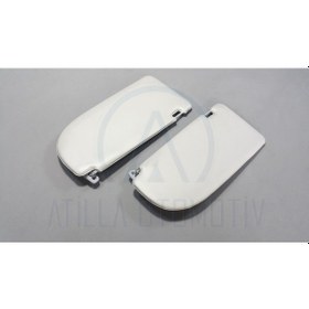 Resim 2 x VW CADDY 2K1 2003-2010 TAVAN İÇ GÜNEŞLİK ÖN SOL-SAĞ GRİ 