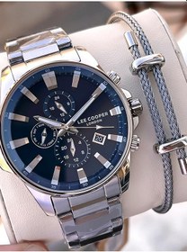 Resim Lee Cooper İtalyan Tasarım Bileklik Hediyeli 2 Yıl Garantili 5 Atm Erkek Kol Saati Elc.08327.370 Gümüş 