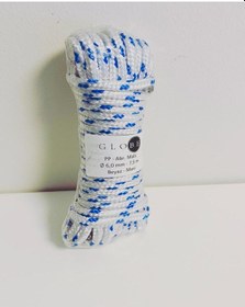 Resim Globe 6,0 mm Polipropilen Çok Amaçlı Yüzen Ip Halat - Beyaz-Mavi 
