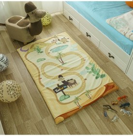 Resim Zooturak Peluş Çocuk Matı Deve Eljamal 100cm x 150cm 