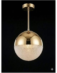 Resim Bohem Aydınlatma Tavana Sıfır Gold 3 Renk Led Modern Top Avize Antre/hol Banyo Avizesi Gold 1 