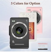 Resim Ankatek Zoom Video Taşınabilir Kamera 4k 48mp Ips 16x Dijital Zum 2.8" Ekran Kompakt Seyahat Fotoğraf Makinesi - Altın 