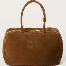 Resim Leather Beau bag - Burgundy 