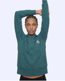 Resim Kappa Milas Full Zip Kadın Yeşil Regular Fermuarlı Eşofman Üstü 