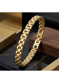 Resim Premium Altın Renk Çelik Bileklik 31831g1d4m Altın 