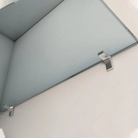 Resim Badem10 Raf Pimi Düz Vantuzlu Cam Ahşap Metal Raf Tutucu Çivisi Mobilya Dolap Pimi (50 Adet) 