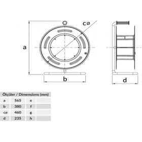 Resim Bemis Metal Kırmızı Kablo Makarası (Kulaklı Kapaklı) 