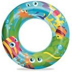 Resim Bestway Desenli Simit 56 Cm Balık 