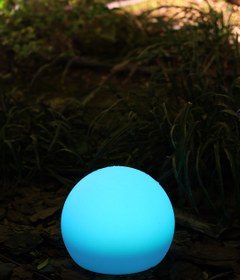 Resim Orbis RGB Güneş Enerjili Yuvarlak Bahçe Lambası 20 Cm 
