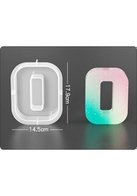 Resim Epoksi Reçine Silikon Kalıp İthal Sıfır Rakam Taş Tozu Parafin Silikon Kalıp Hb22521-0102 