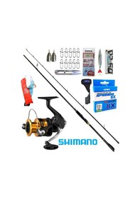 Resim Shimano Fx 3000 244cm 6-32gr Zen Pro Karbon Spin Olta Takımı Seti 