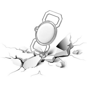 Resim Ekılıf - Airtag Uyumlu Silikon Anahtarlık - 06 - Şeffaf 