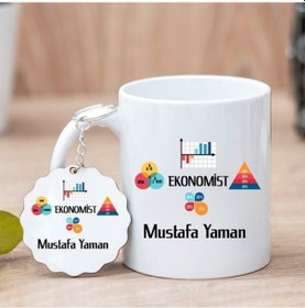 Resim Ekonomist Kupa Bardak Ve Anahtarlık 