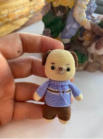 Resim MUTLUDÜNYAM 7cm amigurumi köpek minyatür amigurumi 