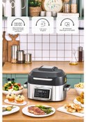 Resim Karaca Gastro Grill 6 Kişilik Geniş Hacim Airfryer Air Grill ve Izgara Makinesi 