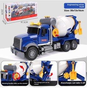 Resim Springsun Çocuklar İçin Büyük Boylu Simülasyonlu Beton Karıştırıcı Araba Oyuncağı - Dayanıklı Malzeme İle Eğitici Ve Eğlenceli Oyun Deneyimi 52 Parça Karıştırıcı 52p 