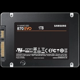 Resim Samsung MZ-77E1T0BW 870 Evo 1tb 560/530, 2,5" Sata SSD (Türkiye Distribütörü Garantili) 