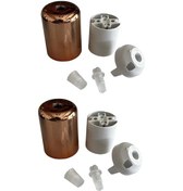 Resim Duy Lalesi Ve E27 Duy Bakır Renk Plastik 2 Adet Bakır 