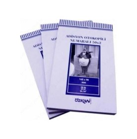 Resim Özkan Adisyon Otokopili Numaralı 14,2x9cm 50x2 - 2 Adet 