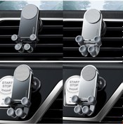 Resim Wondernest Oatsbasf Araba Yerçekimi Metal Braketi Siyah - Araç Aksesuarı Siyah 