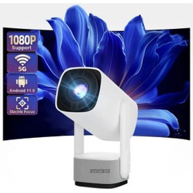 Resim teknotrust DLP K2 Taşınabilir 4K Dahili Android ve Powerbankli 5G Projeksiyon Cihazı 4K 2 Yıl İthalatçı Garant 